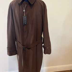 NEW RALPH LAUREN MENS TRENCH COAT